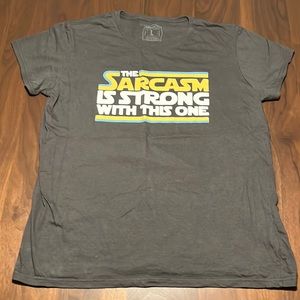 2 FOR $7 ITEM.  The Sarcasm Is Strong With This One T-Shirt.  Size L.